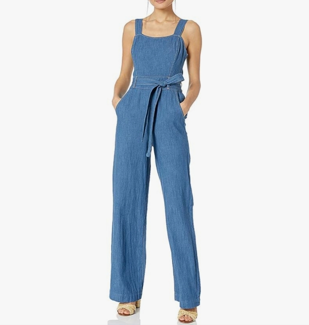 Ella Moss Denim Jumpsuit Sz 27 - Picture 1 of 13